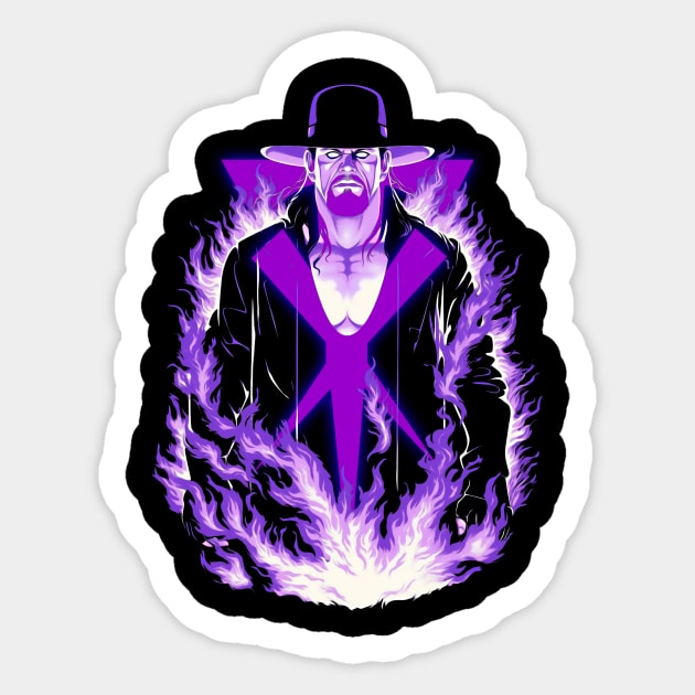 Papa Undertaker Sticker by IndianaWild